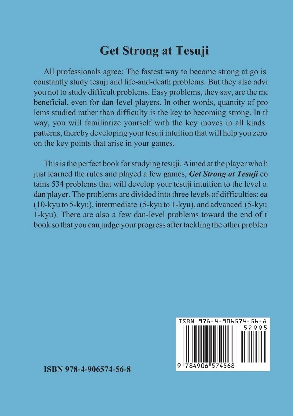 Rückseite: 9784906574568 | Get Strong at Tesuji | Richard Bozulich | Taschenbuch | Englisch