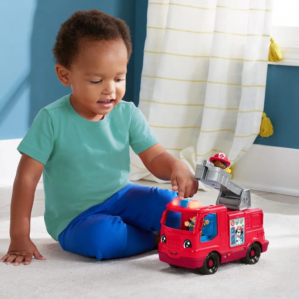 Bild: 194735254668 | Fisher-Price Little People Feuerwehrauto | HYR88 | 2024 | Mattel