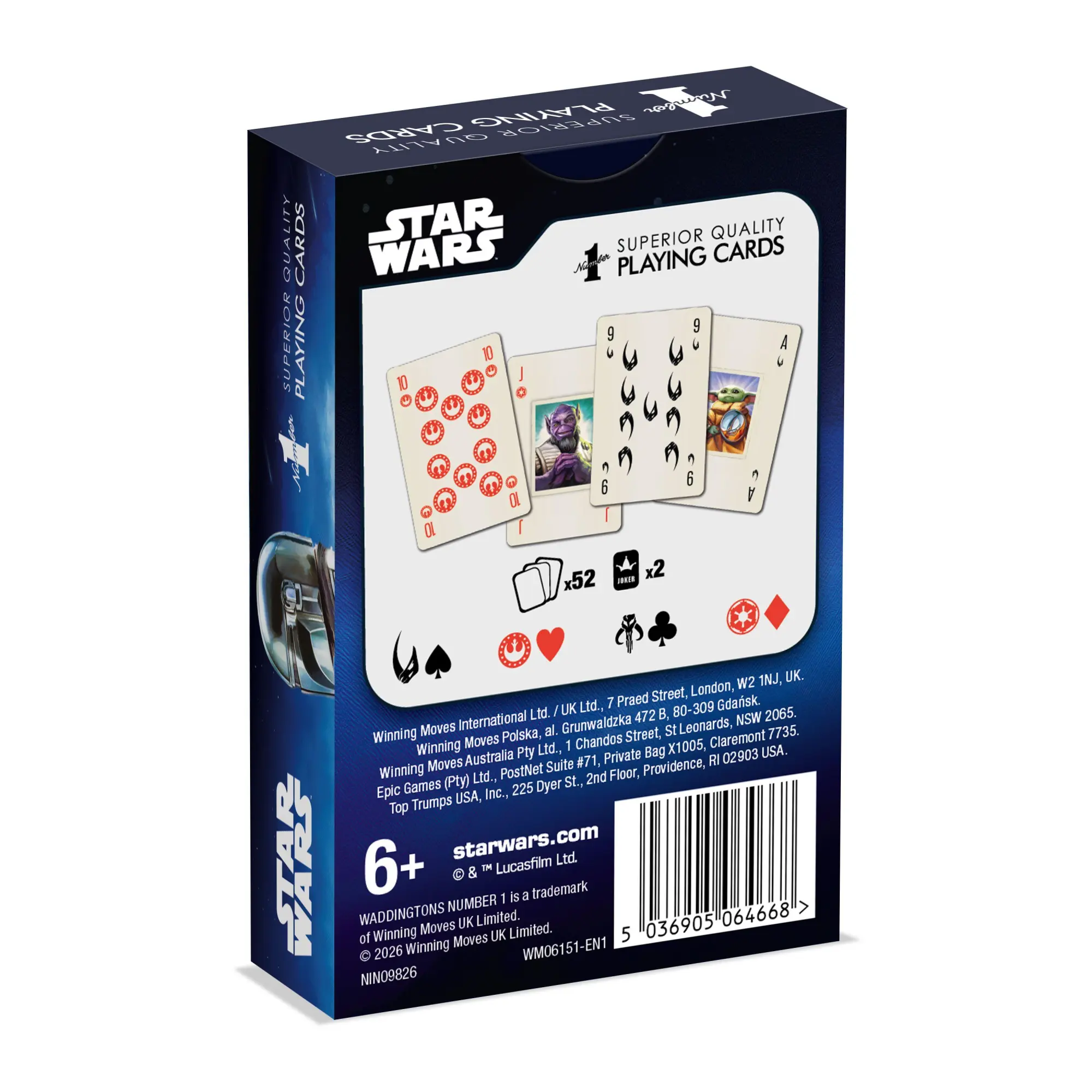 Bild: 5036905064668 | No.1 Spielkarten Mandalorian und Grogu | Spiel | Deutsch | 2026