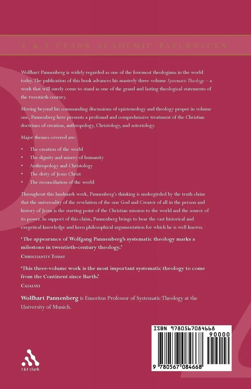Rückseite: 9780567084668 | Systematic Theology Vol 2 | Wolfhart Pannenberg | Taschenbuch | 2004