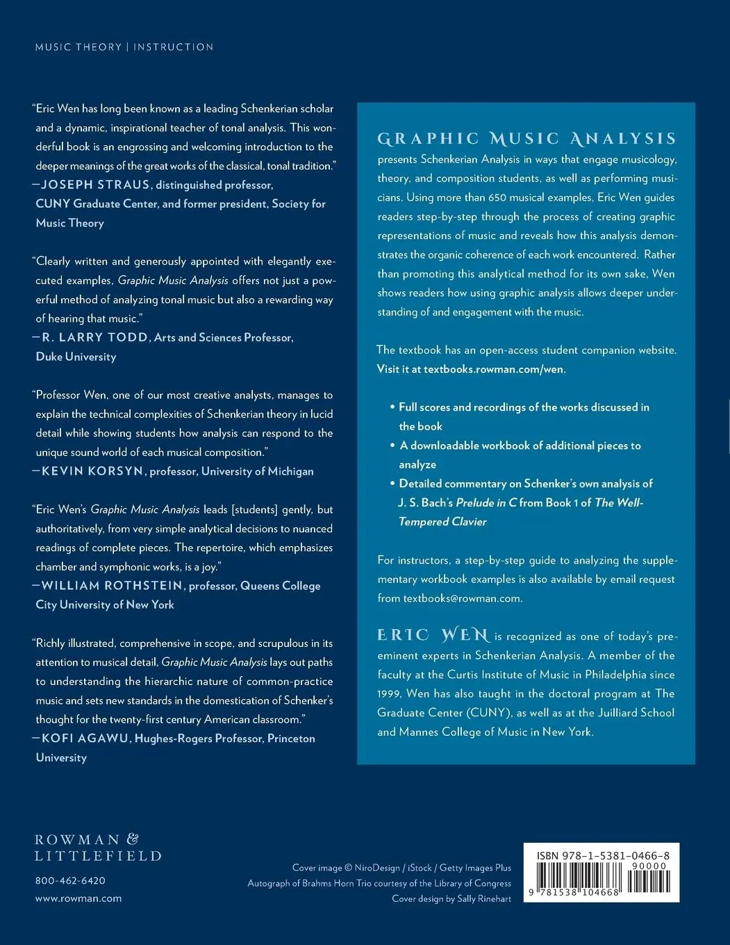 Rückseite: 9781538104668 | Graphic Music Analysis | Eric Wen | Taschenbuch | Englisch | 2019