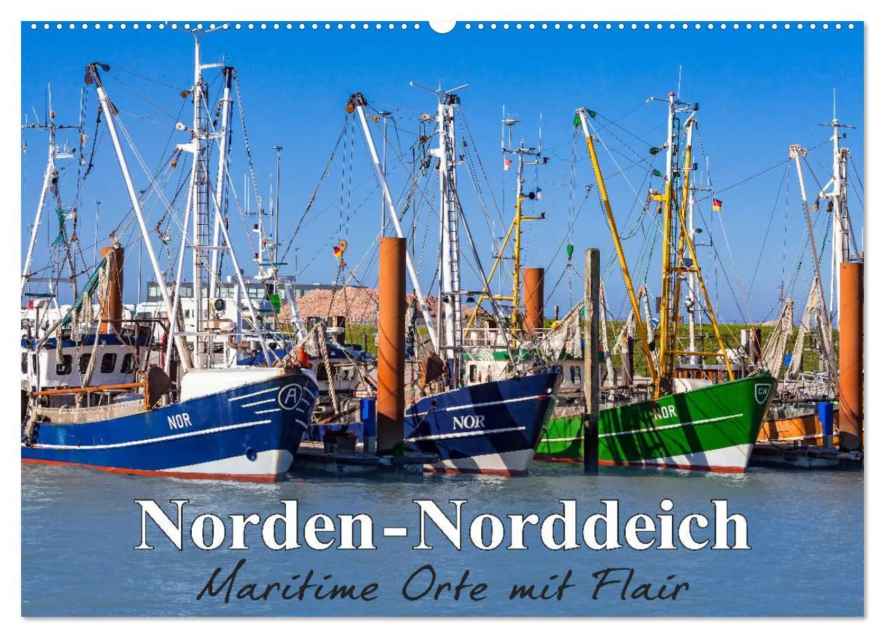 Cover: 9783457964668 | Norden-Norddeich. Maritime Orte mit Flair (Wandkalender 2026 DIN A2...