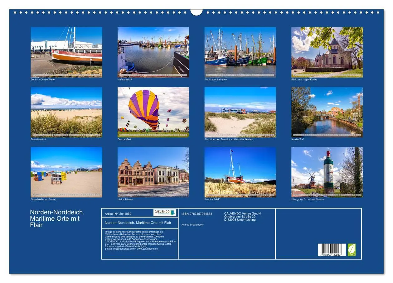 Bild: 9783457964668 | Norden-Norddeich. Maritime Orte mit Flair (Wandkalender 2026 DIN A2...