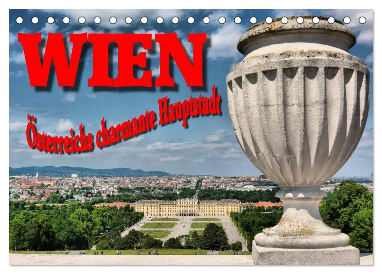 Cover: 9783516054668 | Wien - Österreichs charmante Hauptstadt (Tischkalender 2026 DIN A5...