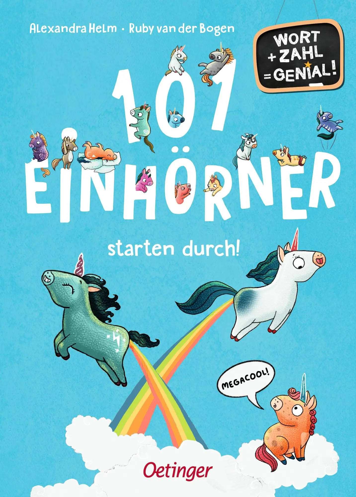 Cover: 9783751204668 | 101 Einhörner starten durch! | Wort + Zahl = genial! Level 1 | Bogen