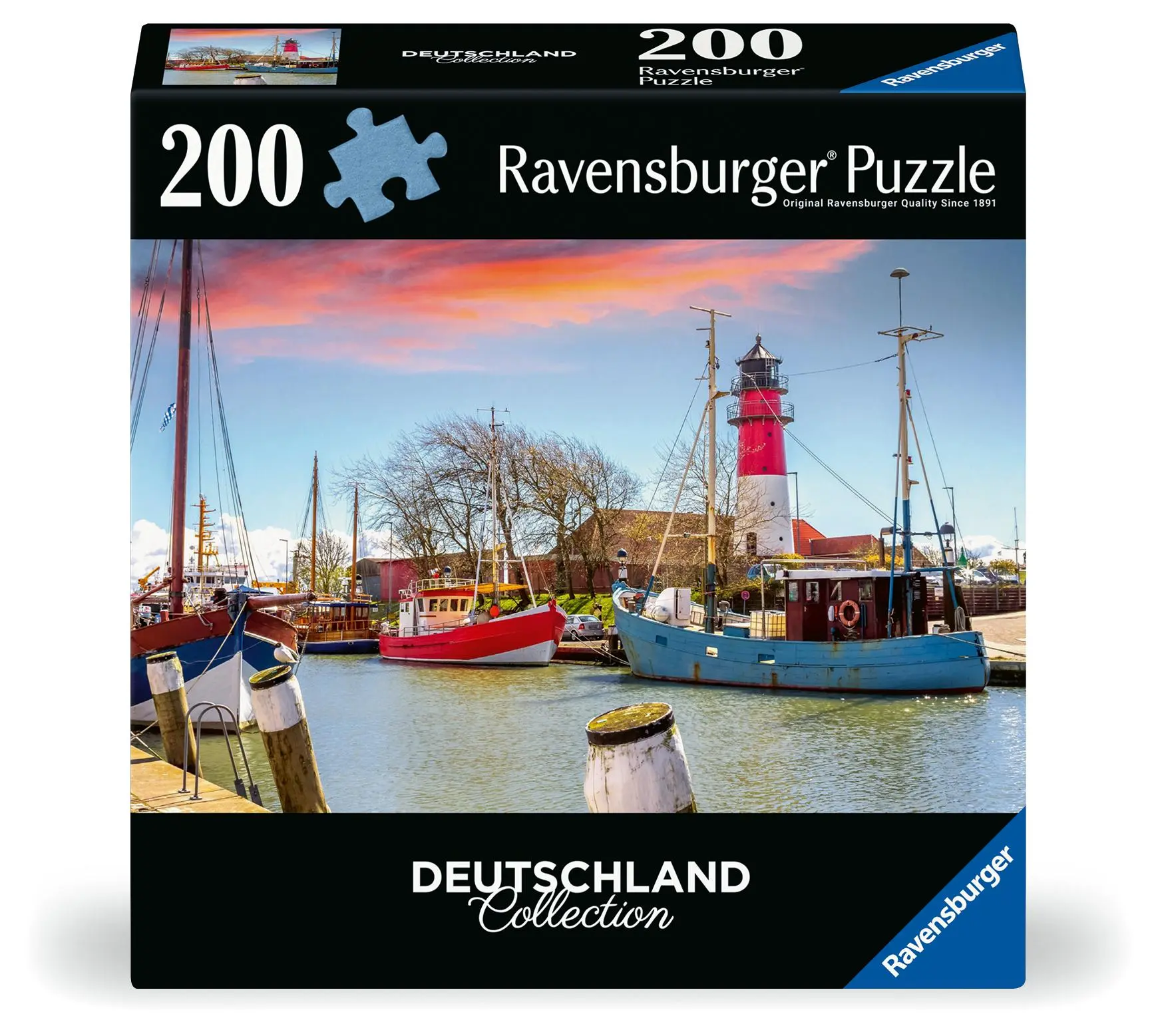 Cover: 4005555014768 | Erwachsenenpuzzle 200 Teile - Der Hafen von Büsum | Spiel | 12001476