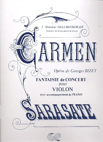 Cover: 5020679574768 | Carmen fantaisie de Concert | Georges Bizet | Buch | Edition Choudens