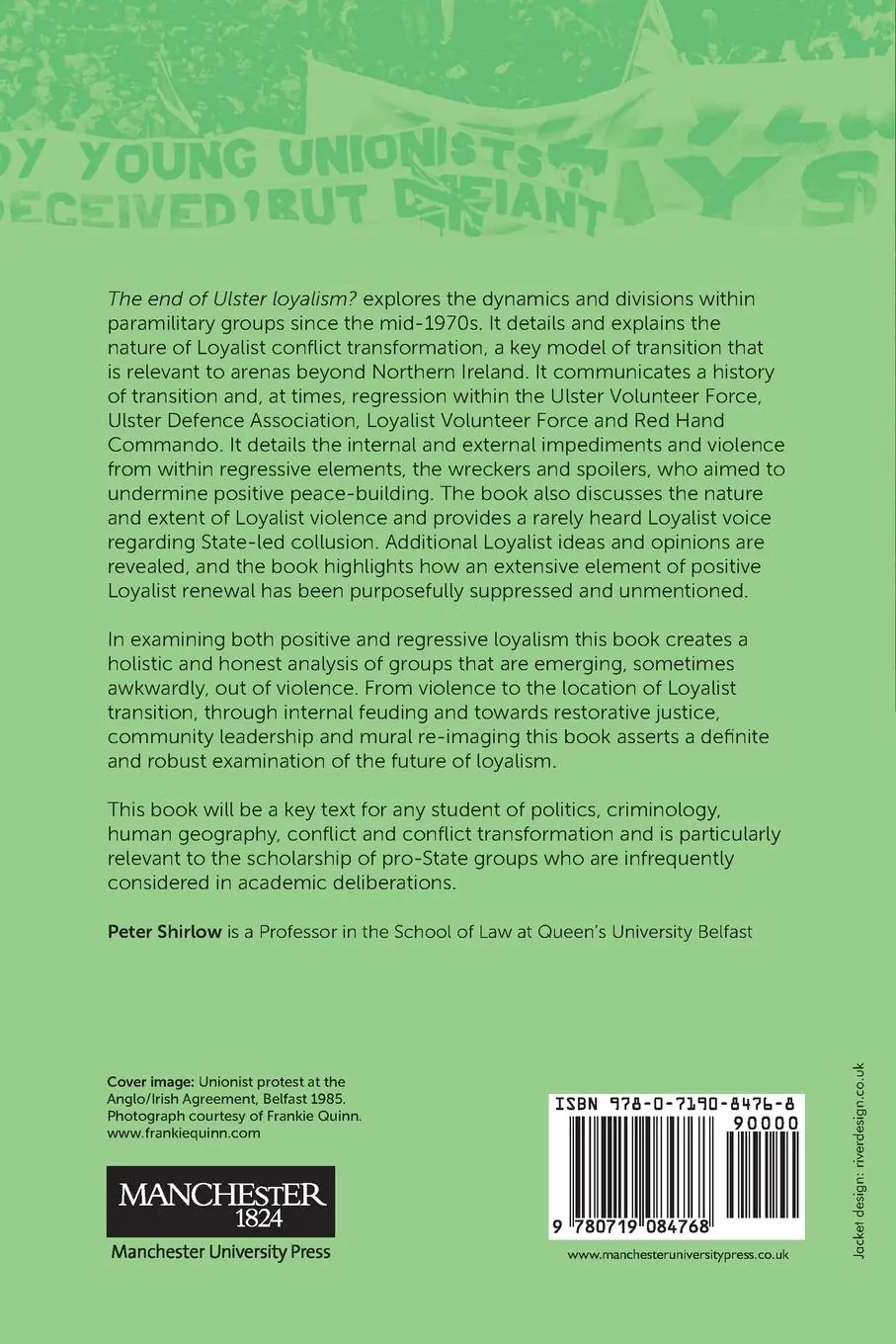 Rückseite: 9780719084768 | The end of Ulster loyalism? | Peter Shirlow | Taschenbuch | Englisch