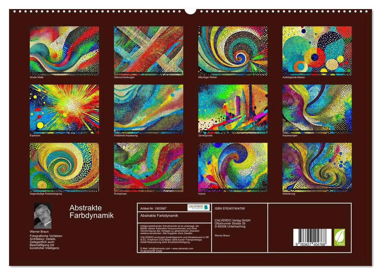 Bild: 9783457404768 | Abstrakte Farbdynamik (hochwertiger Premium Wandkalender 2026 DIN...