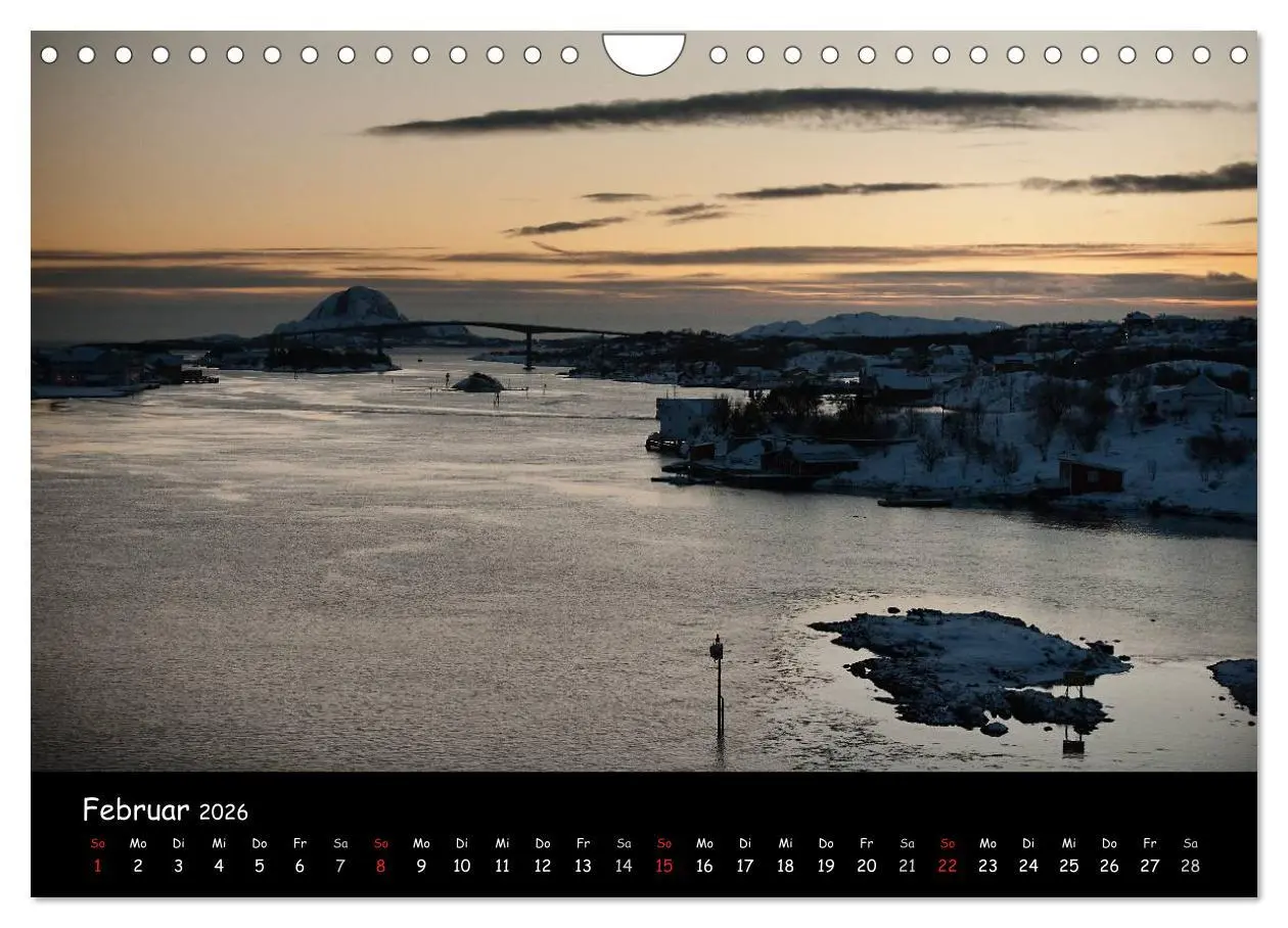 Bild: 9783516114768 | Norwegen (Wandkalender 2026 DIN A4 quer), CALVENDO Monatskalender