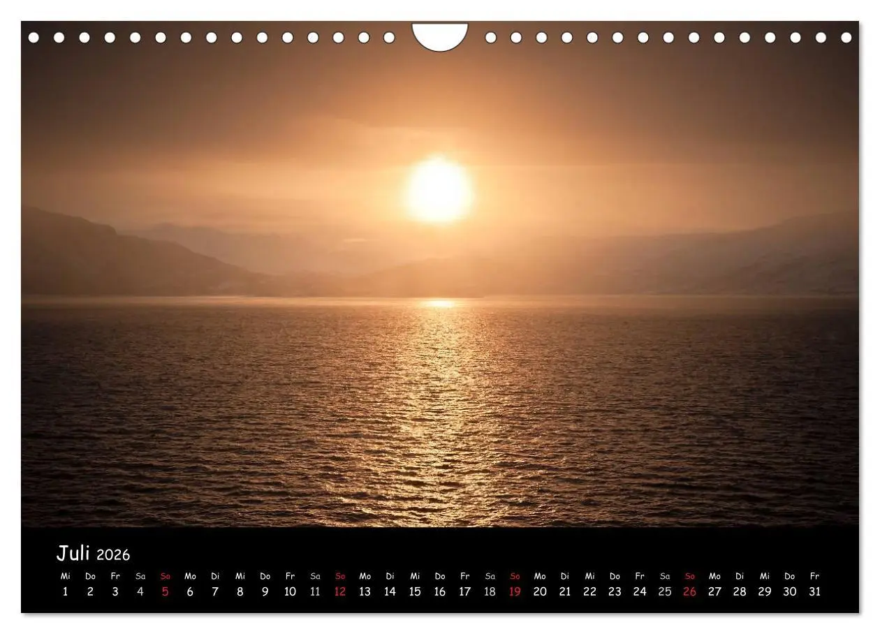 Bild: 9783516114768 | Norwegen (Wandkalender 2026 DIN A4 quer), CALVENDO Monatskalender