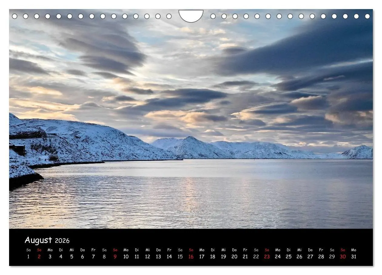 Bild: 9783516114768 | Norwegen (Wandkalender 2026 DIN A4 quer), CALVENDO Monatskalender