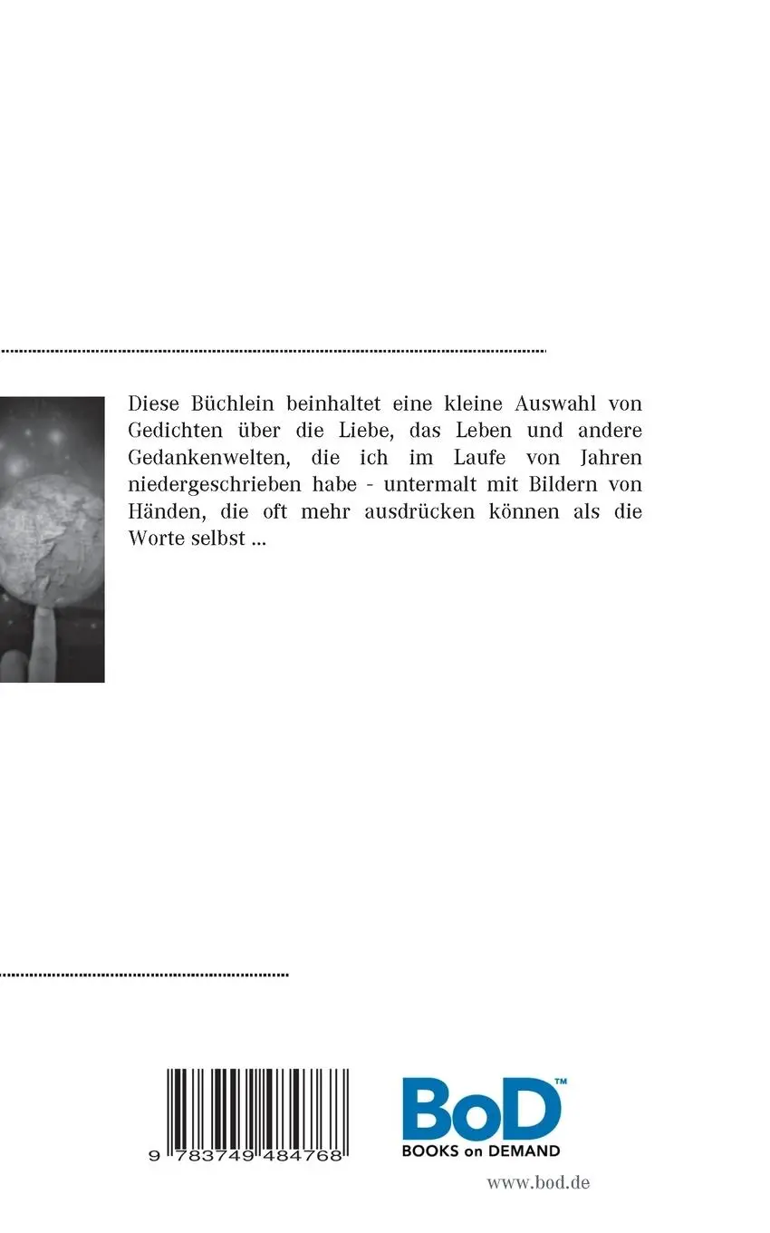 Rückseite: 9783749484768 | Hände lügen nicht | Thomas Ulsperger | Taschenbuch | 56 S. | Deutsch