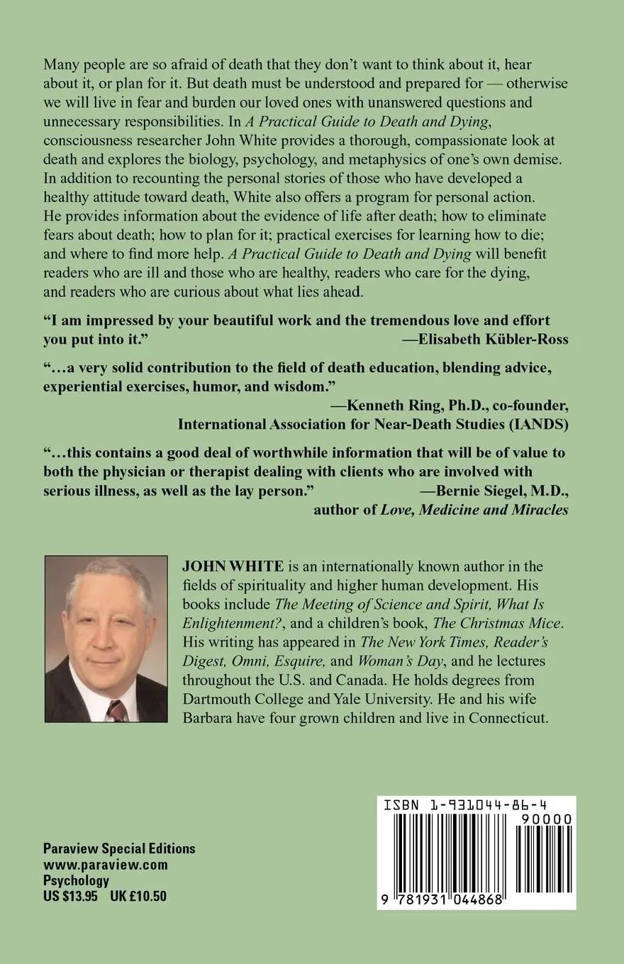 Rückseite: 9781931044868 | A Practical Guide to Death and Dying | John White | Taschenbuch | 2004