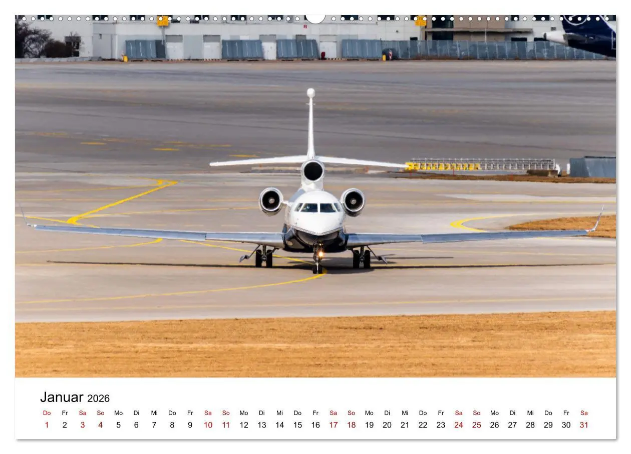 Bild: 9783457324868 | Die Welt der Privatjets (Wandkalender 2026 DIN A2 quer), CALVENDO...