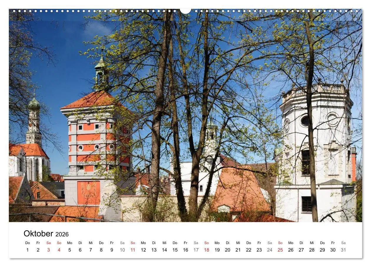 Bild: 9783457944868 | Augsburg - Die Highlights der schwäbischen Metropole (Wandkalender...