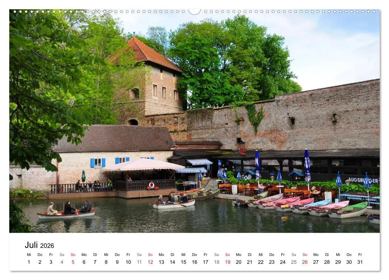 Bild: 9783457944868 | Augsburg - Die Highlights der schwäbischen Metropole (Wandkalender...