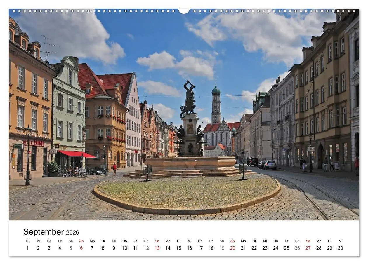 Bild: 9783457944868 | Augsburg - Die Highlights der schwäbischen Metropole (Wandkalender...