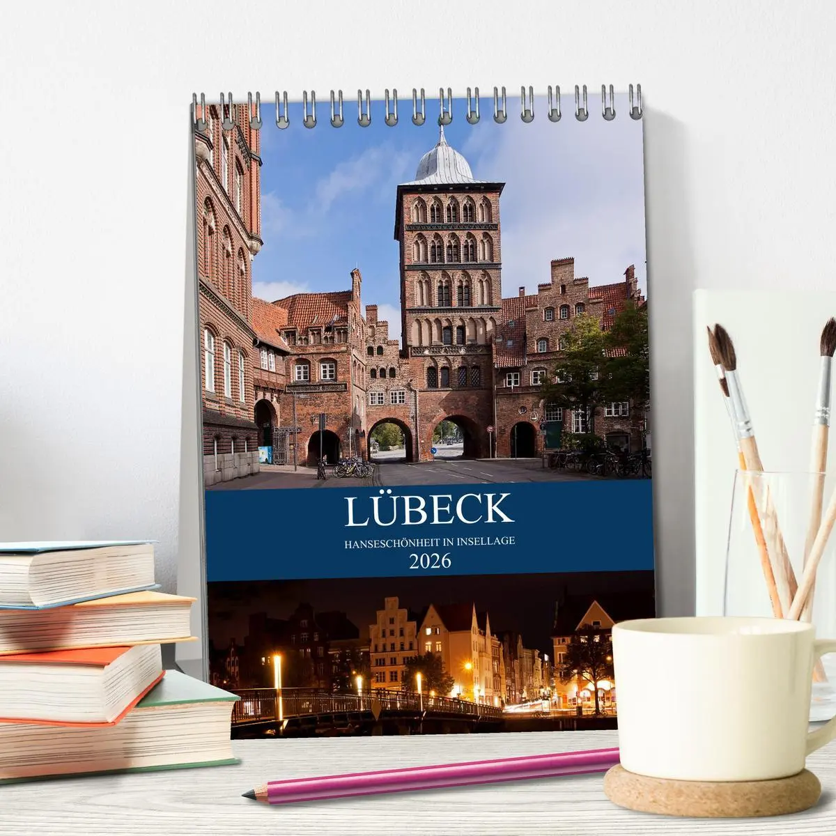 Bild: 9783516414868 | Lübeck - Hanseschönheit in Insellage (Tischkalender 2026 DIN A5...