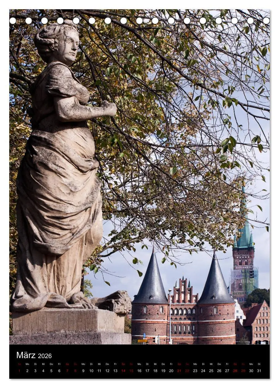 Bild: 9783516414868 | Lübeck - Hanseschönheit in Insellage (Tischkalender 2026 DIN A5...