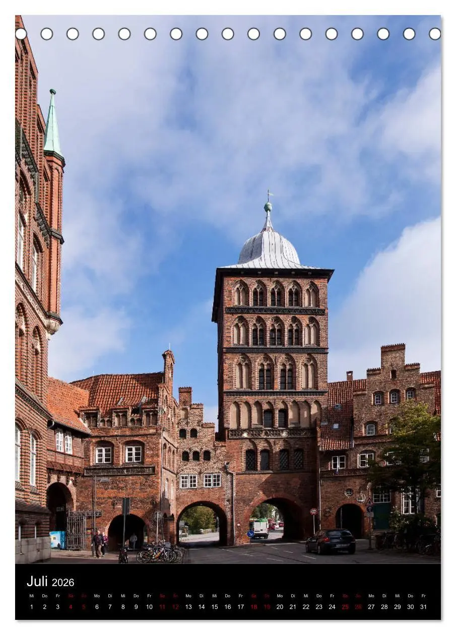 Bild: 9783516414868 | Lübeck - Hanseschönheit in Insellage (Tischkalender 2026 DIN A5...