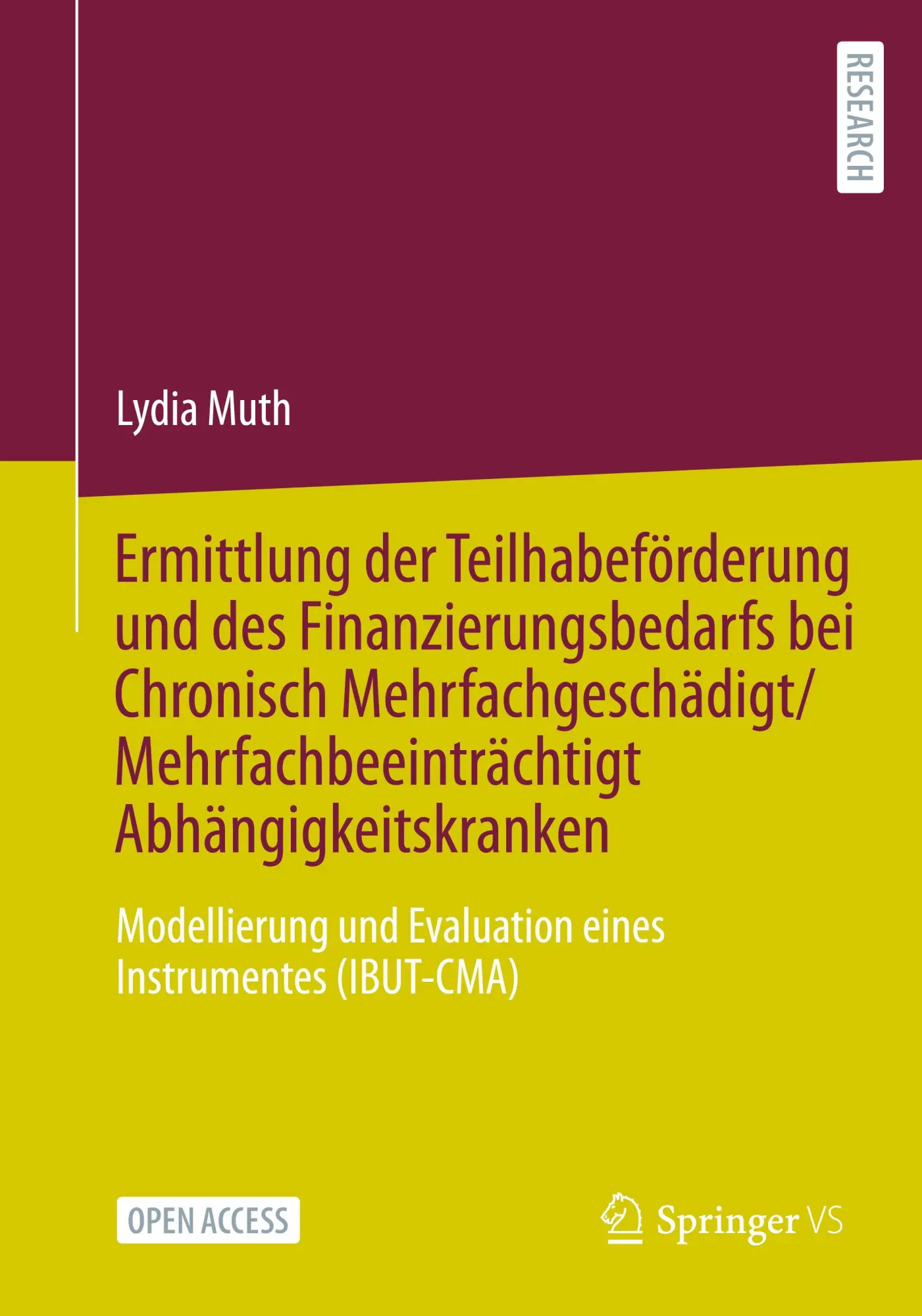 Cover: 9783658394868 | Ermittlung der Teilhabeförderung und des Finanzierungsbedarfs bei...
