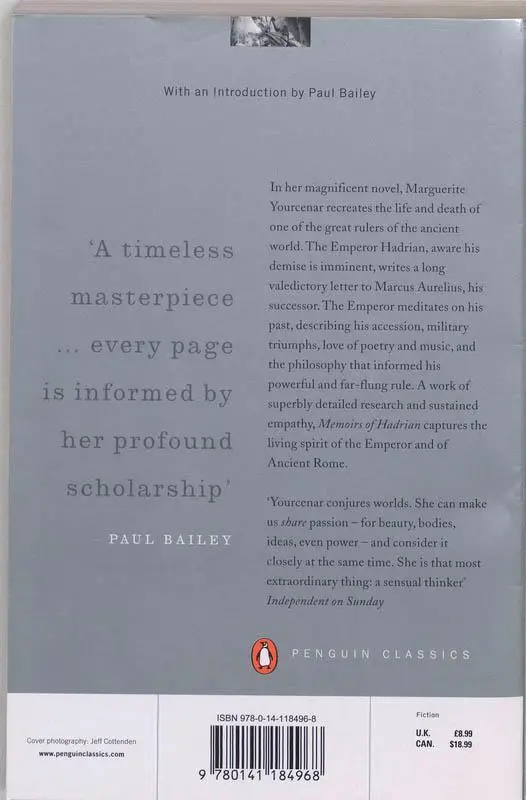 Rückseite: 9780141184968 | Modern Classics Memoirs of Hadrian | Marguerite Yourcenar | Buch