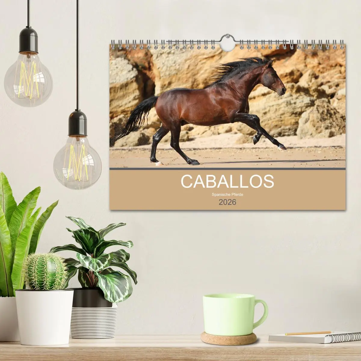 Bild: 9783516024968 | Caballos Spanische Pferde 2026 (Wandkalender 2026 DIN A4 quer),...