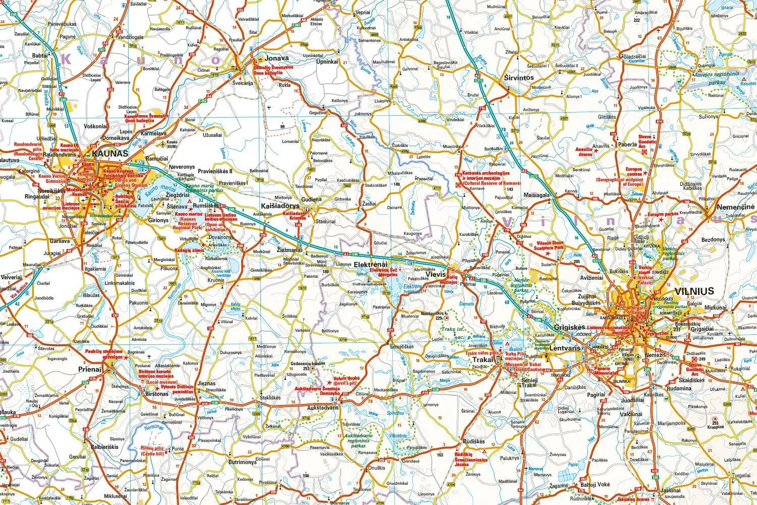 Bild: 9783831774968 | Reise Know-How Landkarte Litauen und Kaliningrad Lithuania and...