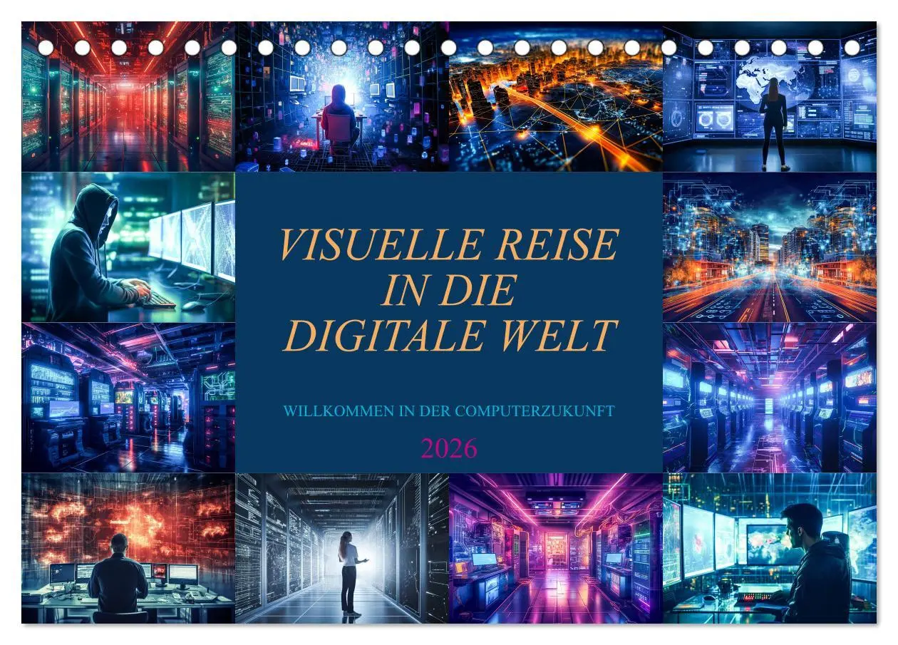 Cover: 9783457515068 | Visuelle Reise in die digitale Welt (Tischkalender 2026 DIN A5...