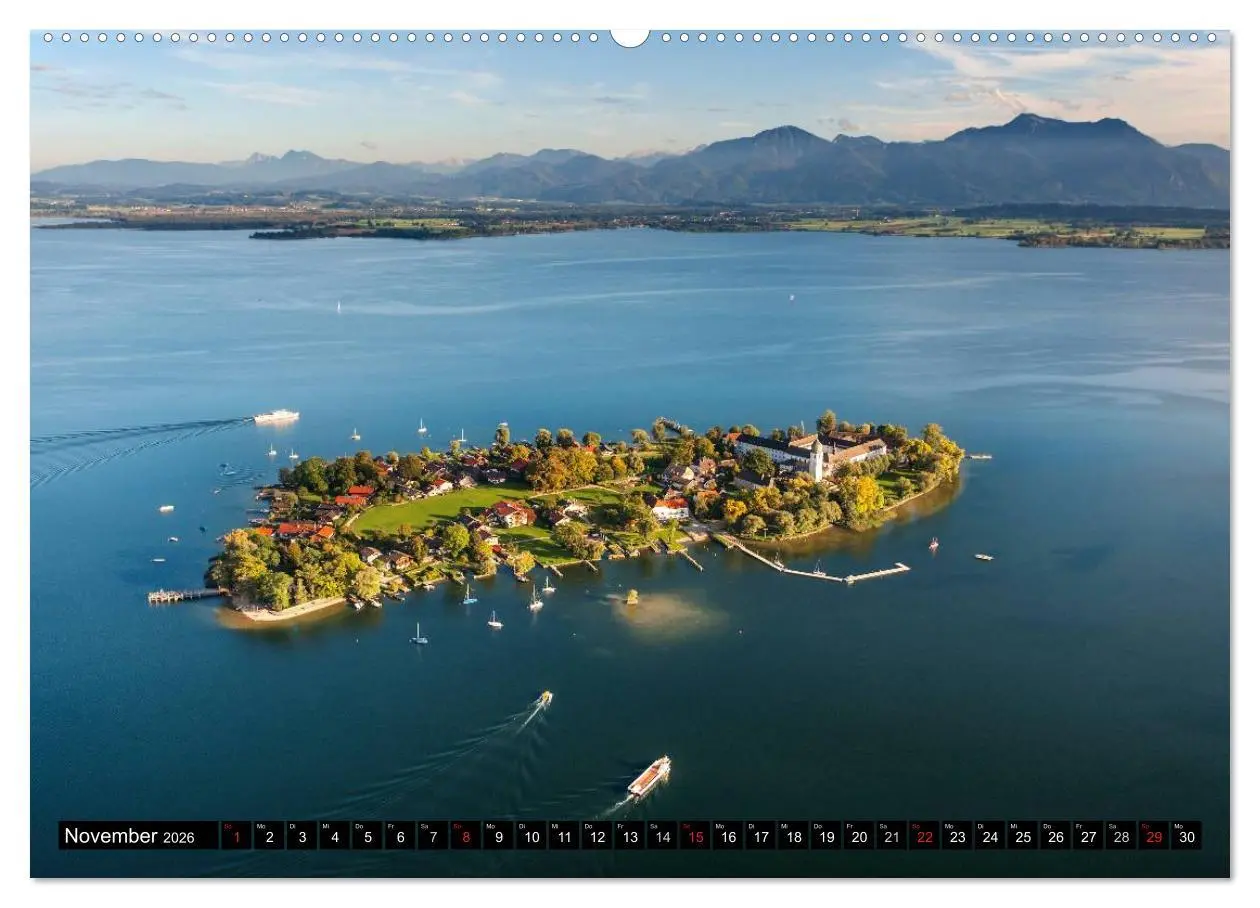 Bild: 9783516155068 | Der Chiemgau von oben (Wandkalender 2026 DIN A2 quer), CALVENDO...