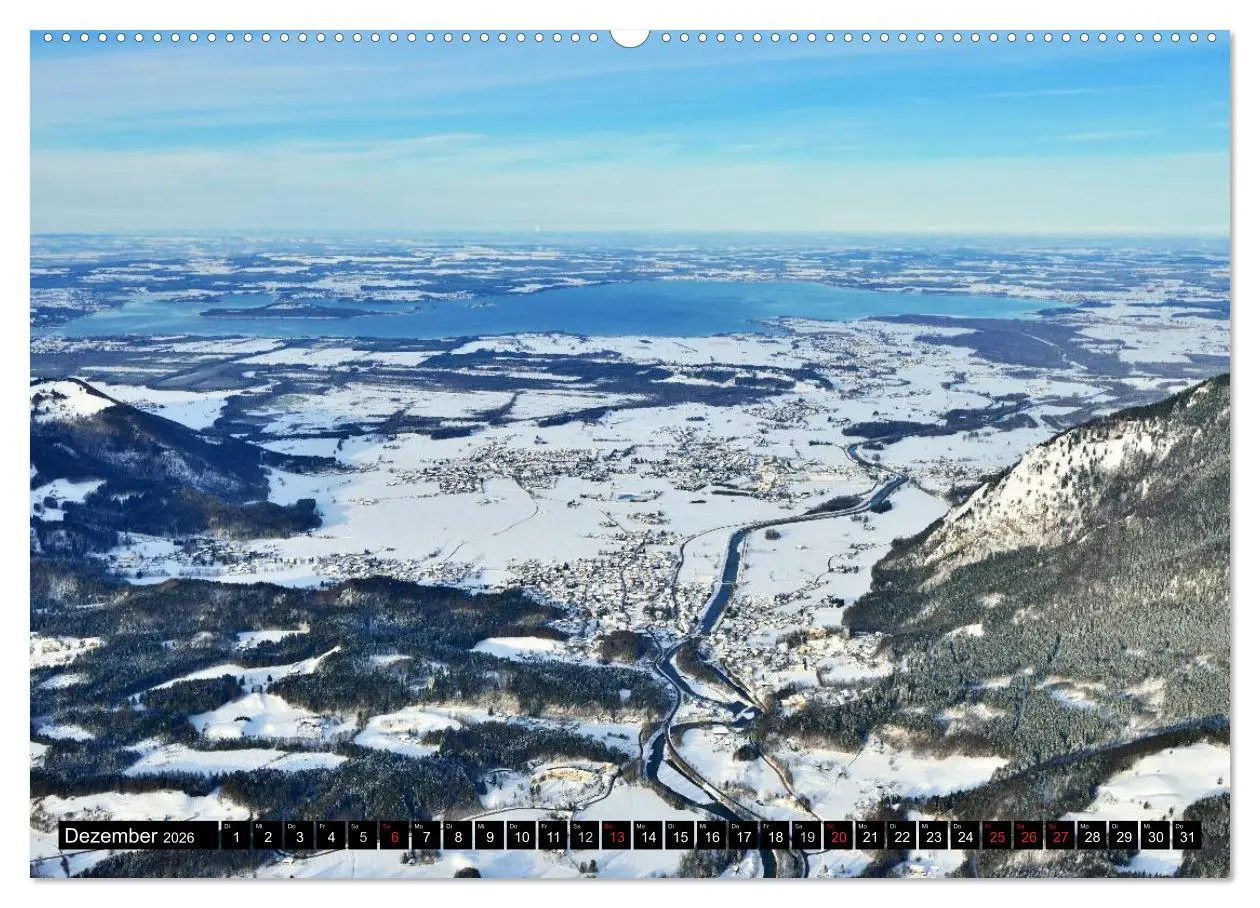 Bild: 9783516155068 | Der Chiemgau von oben (Wandkalender 2026 DIN A2 quer), CALVENDO...