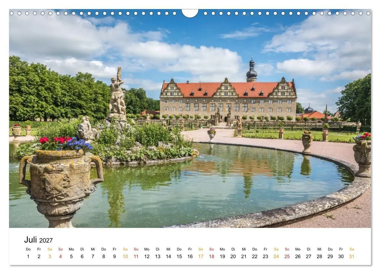 Bild: 9783594375068 | Unterwegs auf der Romantischen Strasse (Wandkalender 2027 DIN A3...