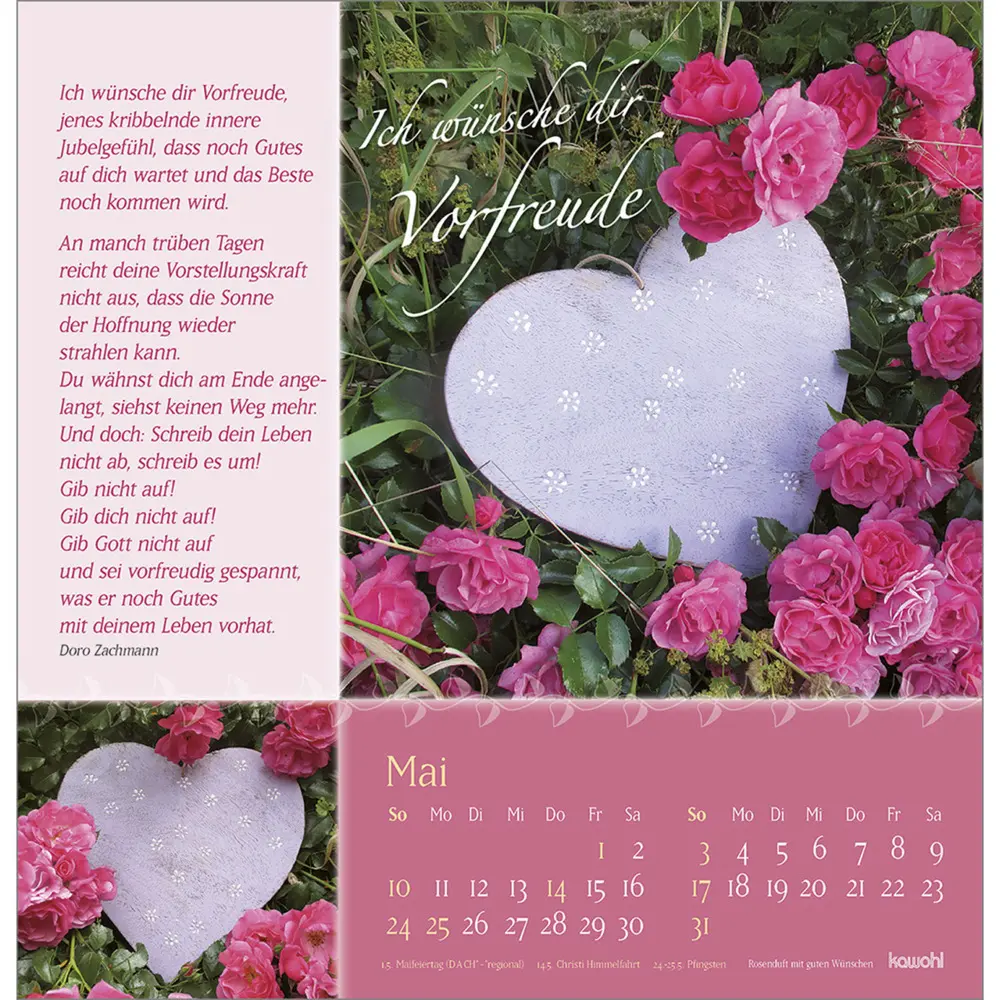 Bild: 9783754825068 | Rosenduft mit guten Wünschen 2026 | Doro Zachmann | Kalender | 14 S.