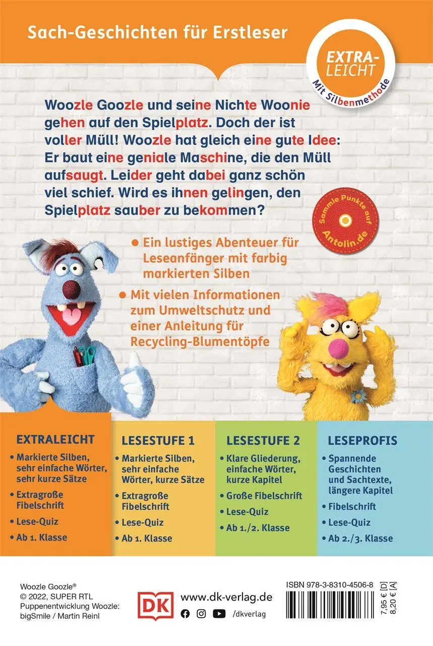 Rückseite: 9783831045068 | SUPERLESER! Woozle Goozle Umweltheld | DK Verlag - Kids | Buch | 36 S.