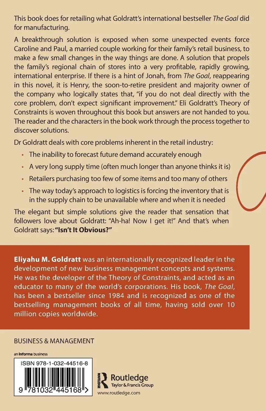 Rückseite: 9781032445168 | Isn't It Obvious? | Eliyahu M. Goldratt (u. a.) | Taschenbuch | 2023