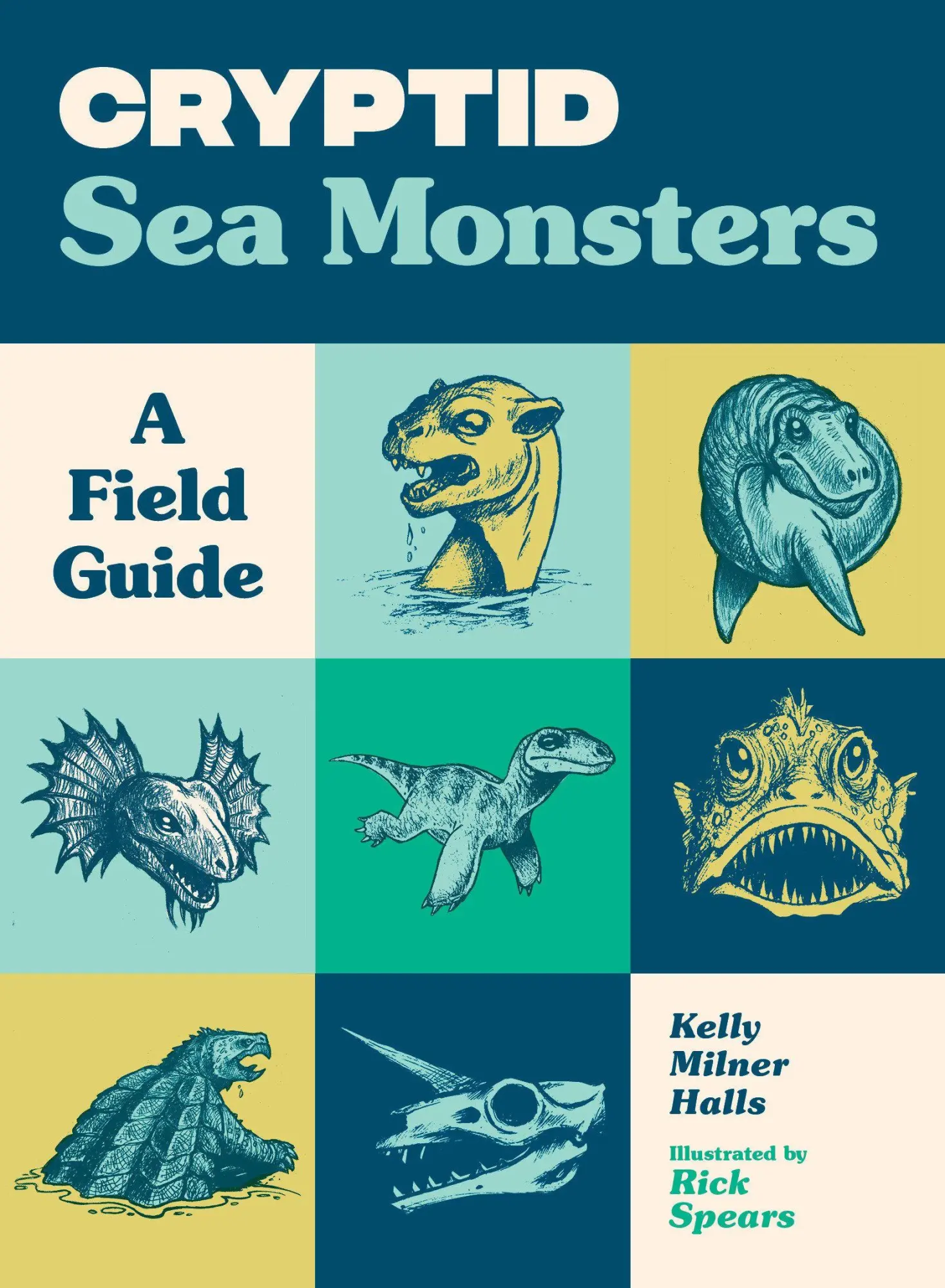 Cover: 9781632175168 | Cryptid Sea Monsters | A Field Guide to 50 Fascinating Beasts | Halls