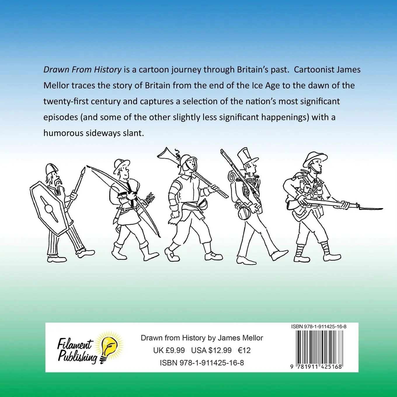 Rückseite: 9781911425168 | Drawn From History | A Cartoon Journey Through Britain's Past | Mellor