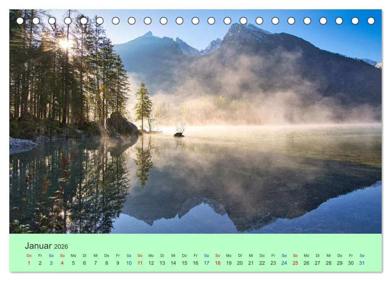 Bild: 9783457435168 | Zauber der Alpen (Tischkalender 2026 DIN A5 quer), CALVENDO...