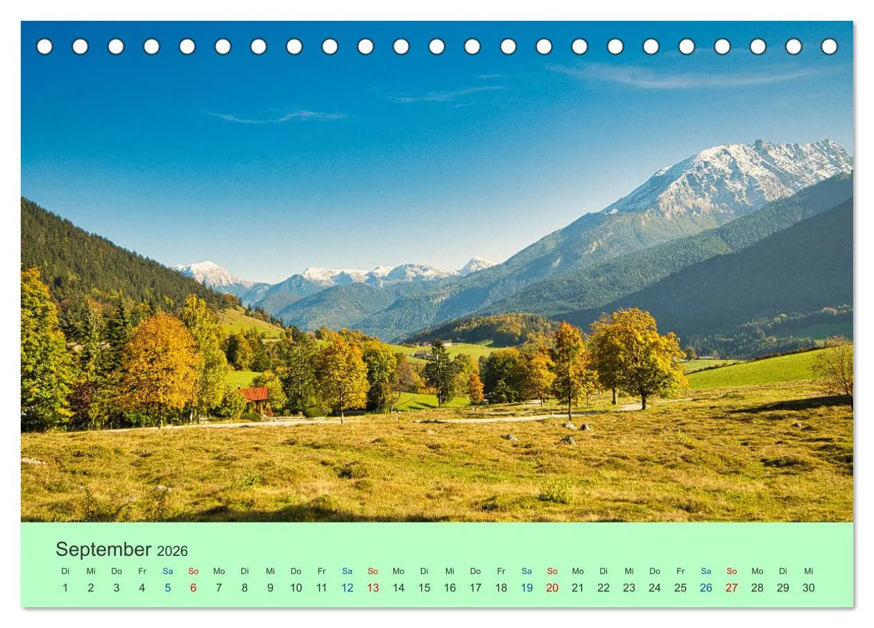 Bild: 9783457435168 | Zauber der Alpen (Tischkalender 2026 DIN A5 quer), CALVENDO...