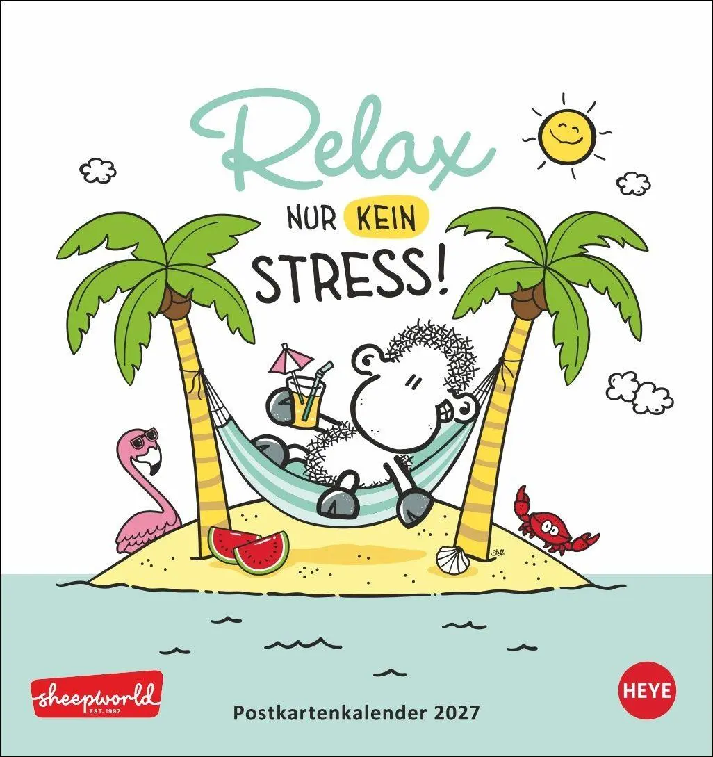 Cover: 9783756415168 | sheepworld Postkartenkalender 2027 | Heye | Kalender | Spiralbindung