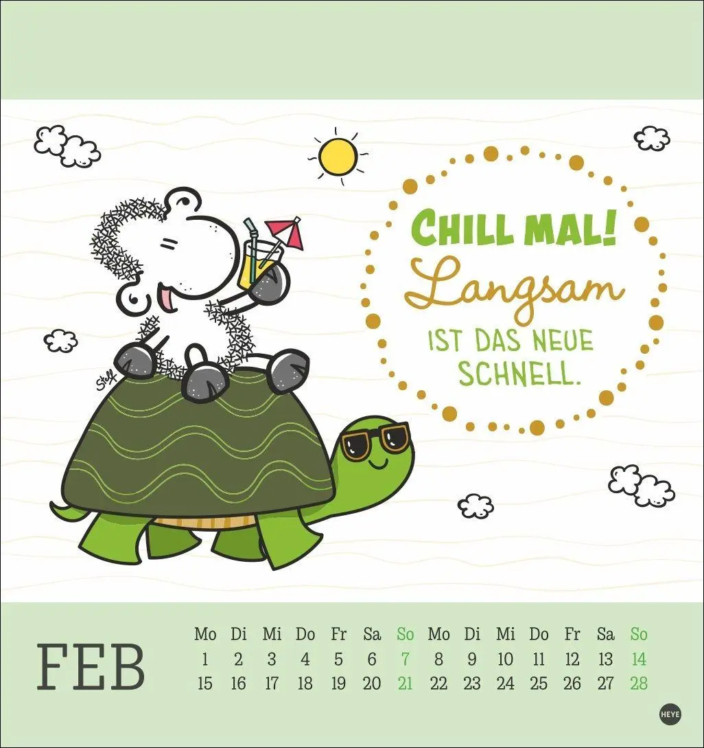 Bild: 9783756415168 | sheepworld Postkartenkalender 2027 | Heye | Kalender | Spiralbindung
