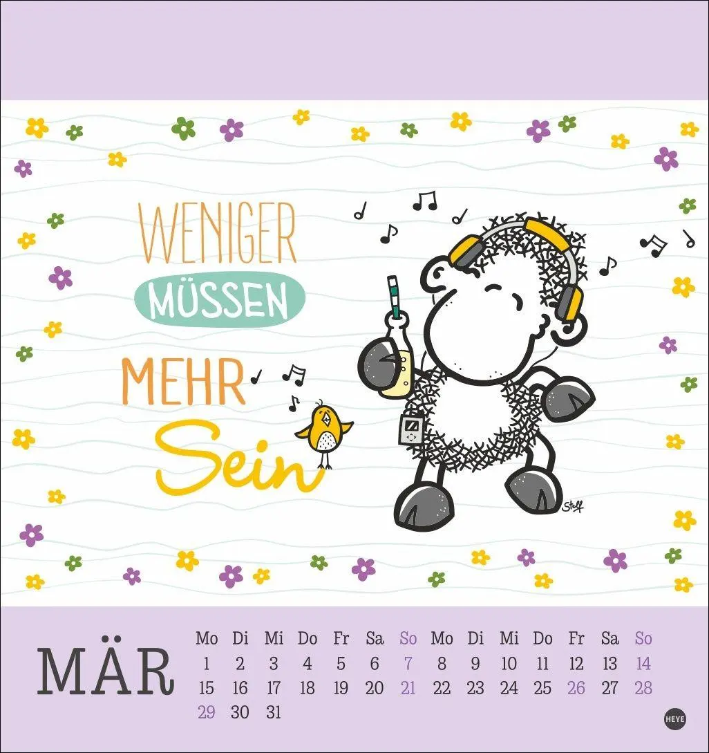 Bild: 9783756415168 | sheepworld Postkartenkalender 2027 | Heye | Kalender | Spiralbindung