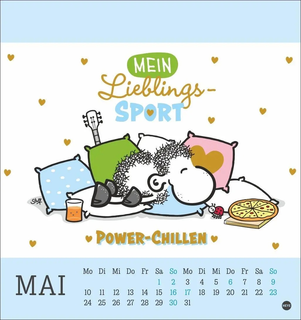 Bild: 9783756415168 | sheepworld Postkartenkalender 2027 | Heye | Kalender | Spiralbindung