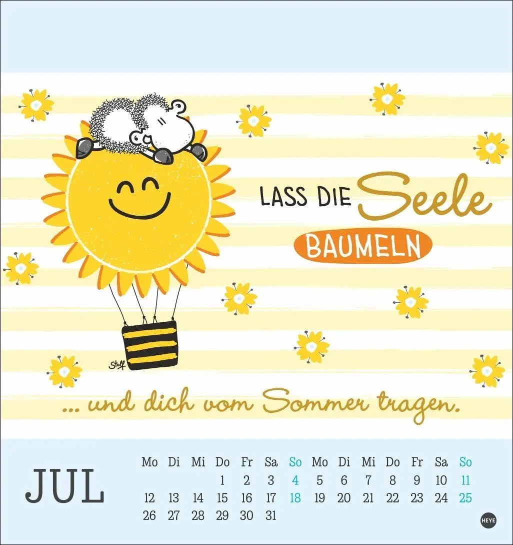 Bild: 9783756415168 | sheepworld Postkartenkalender 2027 | Heye | Kalender | Spiralbindung