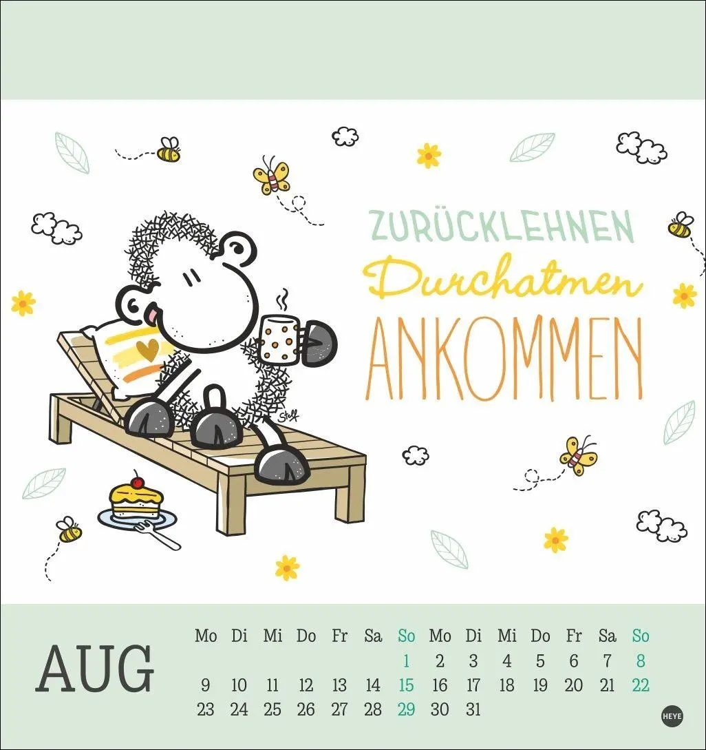 Bild: 9783756415168 | sheepworld Postkartenkalender 2027 | Heye | Kalender | Spiralbindung