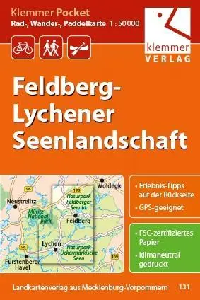 Cover: 9783940175168 | Klemmer Pocket Rad-, Wander- und Paddelkarte Feldberg - Lychener...