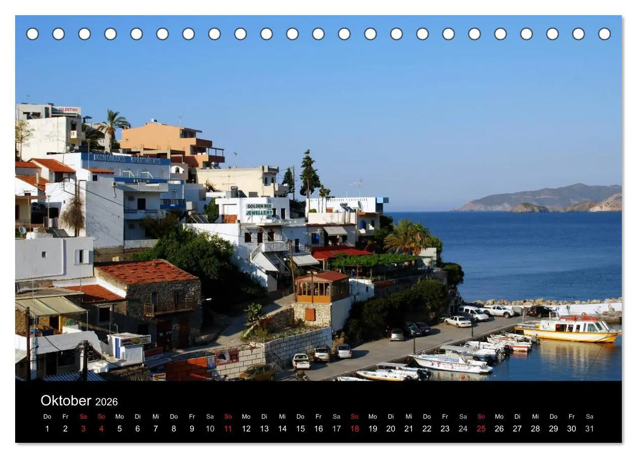 Bild: 9783516205268 | Griechenland - Insel Kreta (Tischkalender 2026 DIN A5 quer),...