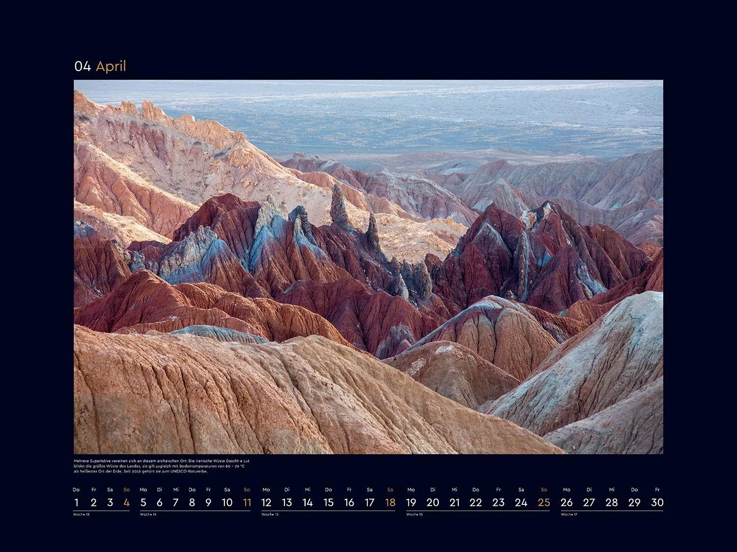 Bild: 9783965915268 | Farben der Erde - KUNTH Wandkalender 2027 | Kalender | 14 S. | Deutsch