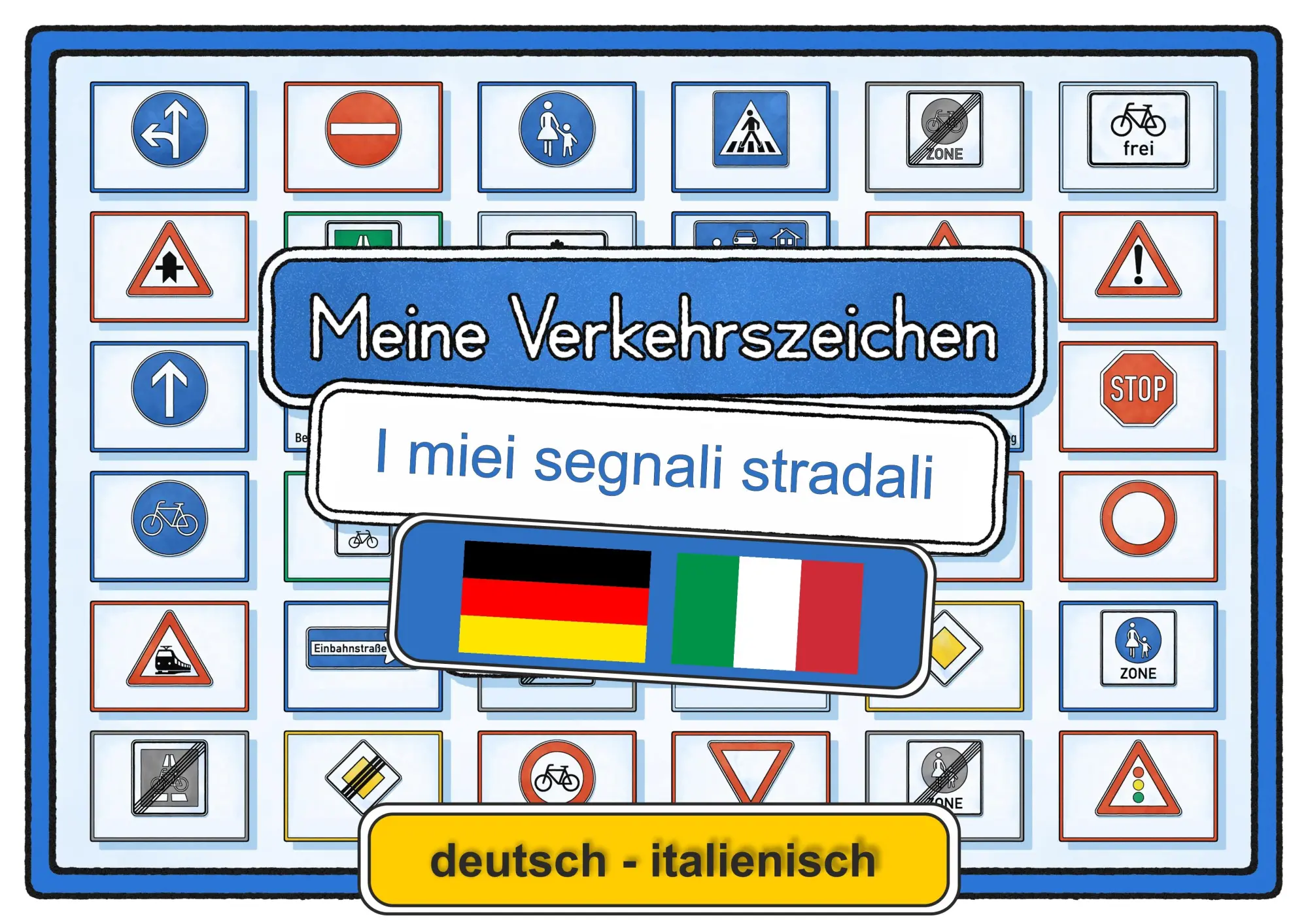 Cover: 4262416635368 | Meine Verkehrszeichen deutsch - italienisch | Helga Momm | Box | 2025